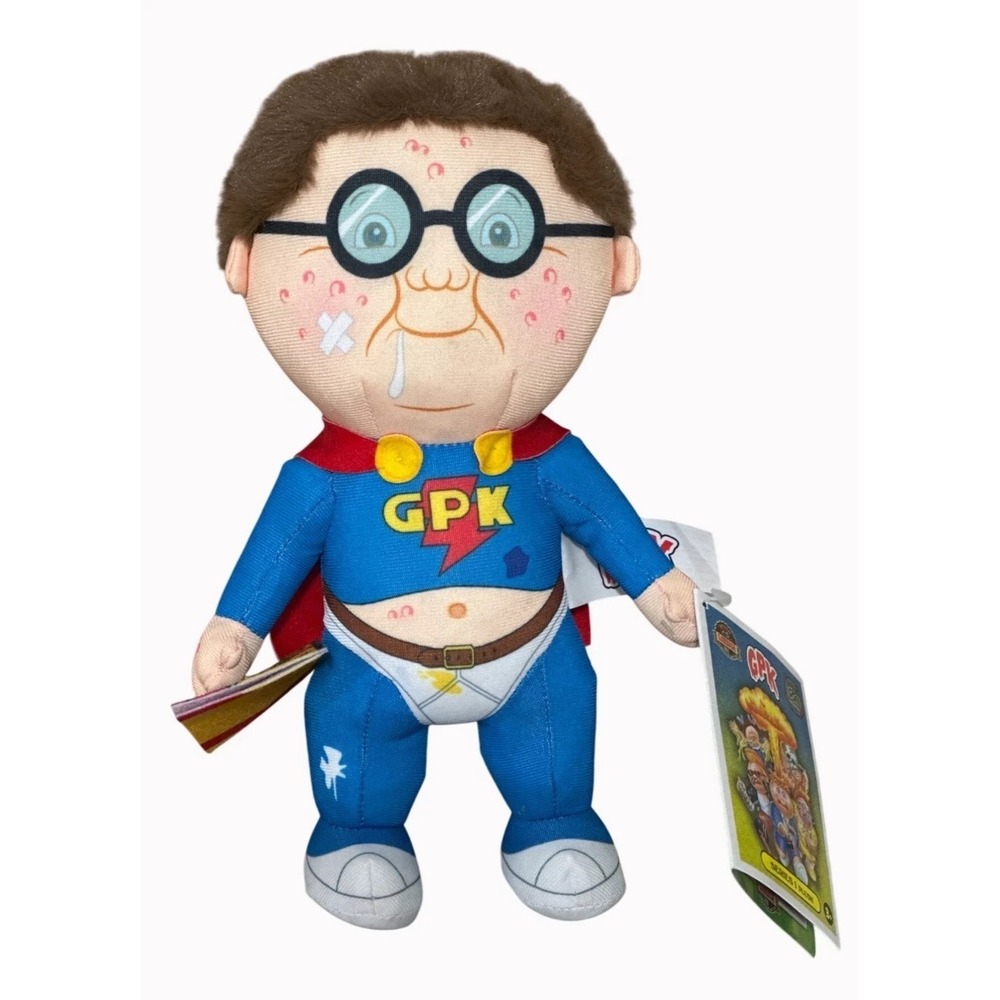 Garbage Pail Kids Adam Bomb Superhero Plush Toy by Topps, Series 1 With Tags